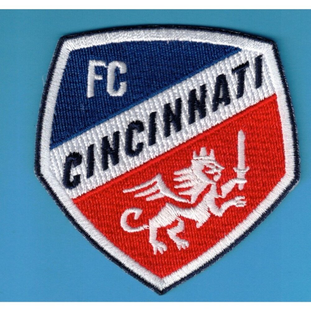 Cincinnati FC Soccer Team Logo Iron / Sew-On Patch